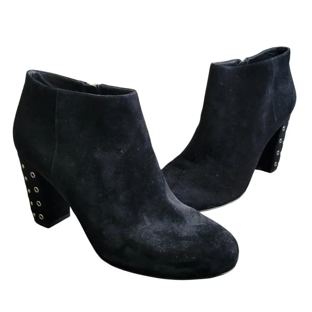 Kate Spade New York Cirra Round-Toe Embellished Heel Booties